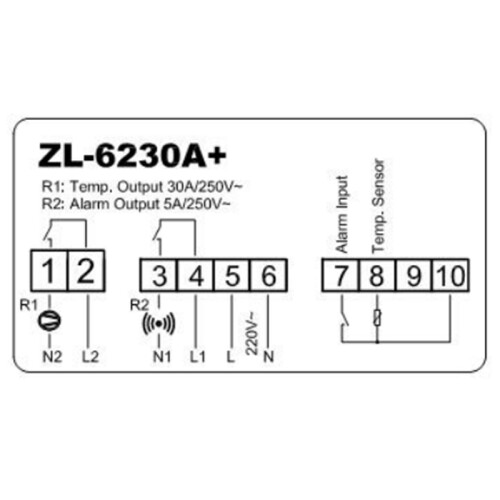 LILYTECH ZL-6230A+, 30A Output, Digital Temperature Controller Thermostat Thermoregulator
