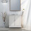 White Under Sink Bathroom Cabinet Under Basin Storage Unit 60x60x30cm 2