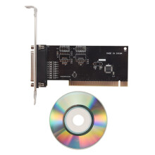 Pci Expansion Card Adapter 25Pin Parallel Lpt Pci To Parallel Db25 Printer Port Controller Card