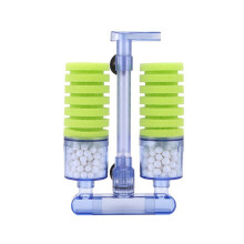 Aquarium Filtro, Ultra Tranquillo Acquario Filtro A Spugna Biochimica Serbatoio Di Pesce Pompa Betta Fry Acquario Pesce Acqua Caduta Doppia Schiuma Di