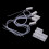 5 Pcs Mc-38 Wired Door Window Sensor Magnetic  For Home Alarm System,When Sensor Together,Normally Closed Nc 3