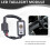 2Pcs Dynamic Turn Signal Indicator LED Taillight Add- Module Cable Wire for  7 Tail Light 7