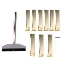 Elektrische Gitaar Reparatie Gereedschap Legering Fretboard Press Caul met Press Caul Inserts Muziekinstrument Accessoire - Goud