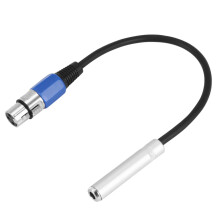 Pin Branchez 6.35Mm 1/4 Pouce Trs À XLr Mâle À Câble Femelle 3 Prise Femelle XLr Adaptateur Pour Câble De Microphone Stéréo Cordon Audio