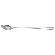 Ny 1St LåNg Handtag i Rostfritt StåL Te Kaffesked Cocktailglasssked Skedar Bestick Spetsigt Huvud