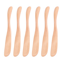 Houten Botermes Kaasstrooier 6,5 Inch, Jammes Boterkoekmes Maskermes 6 Stuks