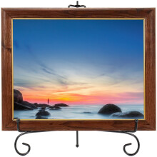 (2 Pezzi) Espositore Per Ferro, Supporto Per Espositore Portafoto In Ferro Nero, Portafoto, Mostrine, Libri Di Cucina, Piatti Decorativi, Tavolette E