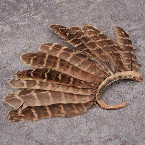 1Pcs Unisex  Feather Ear Cuff Non Piercing Gold Clip  Earrings 1