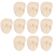 10Pcs Masks Resin Mask Flatback Cabochon Beige Girl Face Flatback Scrapbooking Diy Hair Bow Center Crafts Making