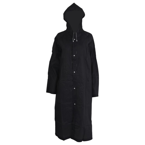 Imperméable Eva À La Mode Imperméable Étanche Imperméable De Camping Étanche Transparent Noir