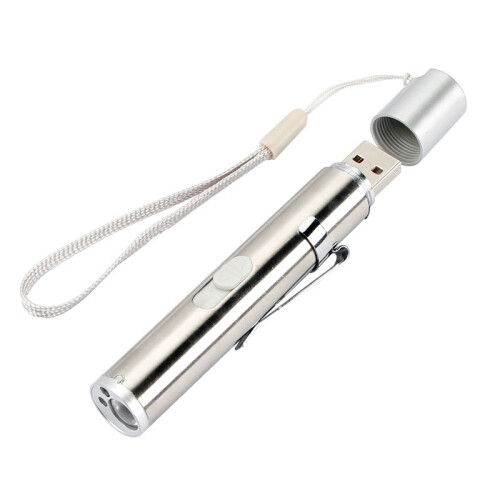 In Portable  And Funny Pet Cat Toys Led Pointer Light Pen With Bright Animation Mouse Shadow Pointer Uv Torch