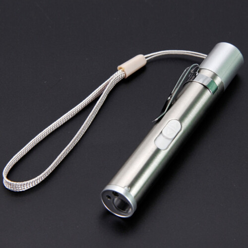 In Portable  And Funny Pet Cat Toys Led Pointer Light Pen With Bright Animation Mouse Shadow Pointer Uv Torch 2