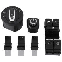 Autokoplampschakelaar + Raamliftschakelaar voor 5 6 Mk5 6 5 6 B6 voor 5Nd941431A 5Nd959565B