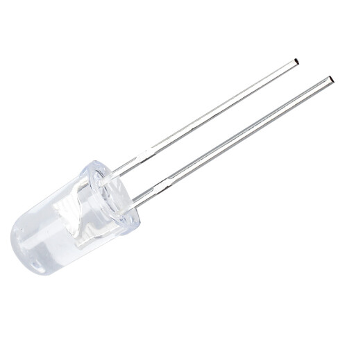 5mm Dia Clear Round   Light Emitting Diodes LED 50 Pcs 2
