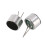 10 Pcs 2 Pin  MIC Capsule Electret Condenser Microphone Silver Tone Black 10