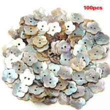 100x15mm Pearl Buttons of Pearl Shell Flower Button
