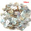 100x15mm Pearl Buttons  of Pearl Shell Flower Button 1