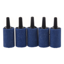 SODIAL(R) 5 Pcs Cylinder Bubble Air Stones For Aquarium Fish Tank