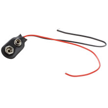 10pcs PP3 MN1604 9V 9 Battery Holder Clip Snap Connector Cable Lead Black