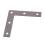 Angle Plate Corner Brace Flat L Shape Repair Bracket 80mm x 80mm 2