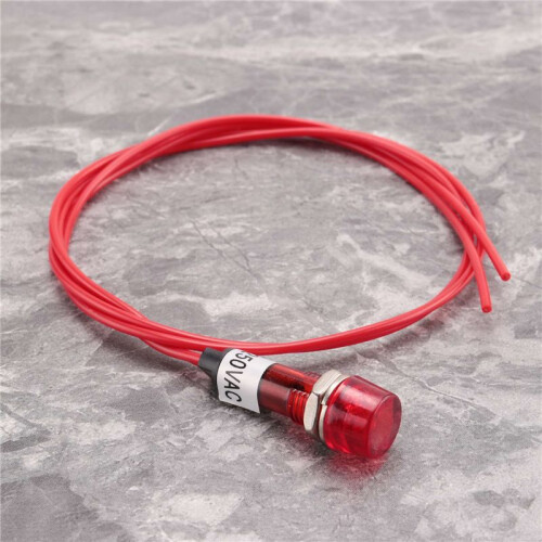 Neon-Indicator -Signaallamp Rood Licht AC 250V W2-Draden 1