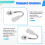 19cm Long Flexible  Neck E27 to E27 LED Light Bulb Extension Adapter 4