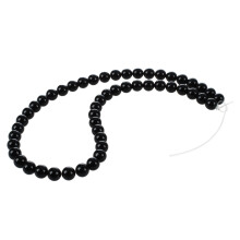 8mm Round Black Onyx Precious Loose Beads of Semiprecious Stones