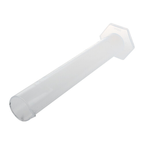 Lab Set 250mL Clear White Plastic Liquid Measurement Graduated Cylinder 1