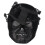 Airsoft Mask Skull Full Protective Mask - Black 2