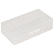 LåDa för 18650 Batteri Transparent BatterihåLlare