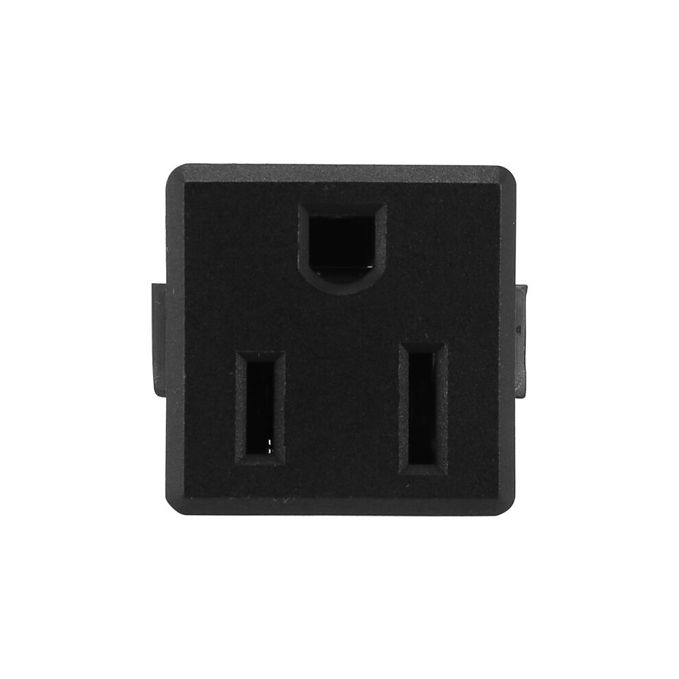 Ac 125V 15A Panel Mount Us Outlet Power Socket Black 4712580027549