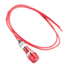 Neonanzeige Pilotsignalleuchte rotes Licht AC 250V W2 Draehte