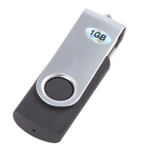 1GB Schwarz USB 2.0 Flash-Speicher-Stick USB-Stick klappbar Stift 1