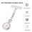 Nurse Watch Quartz Movement with Brooch Pin 2