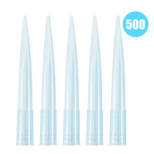 Transparent 1000UL 1ml Lab Liquid Pipette Pipettor Tips 500 Pcs