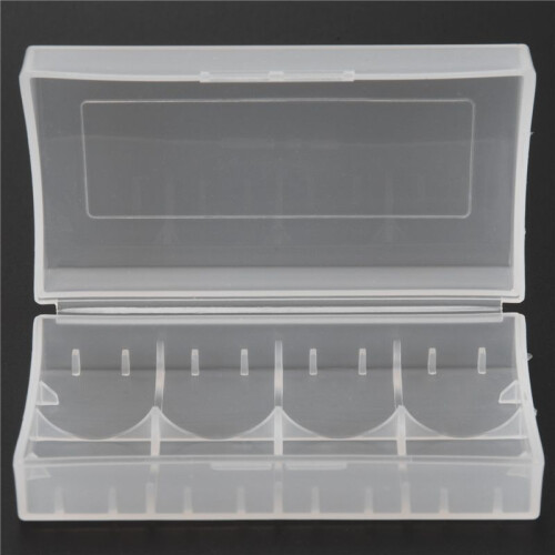 Box for 18650 battery transparent battery holder 2