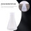 Plastic Transparent laboratory chemical Erlenmeyer flasks Container Bottle - 250 ml 8