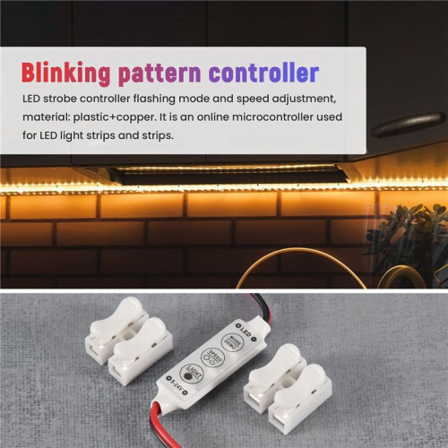 LED strobe controller flashing patterns and speed adjustment 2
