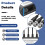 Transceptor CCTV 4CH Balun Pasivo Video UTP BNC Conector Rj45 6