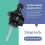 Strap Lock Straplocks Round  for Electric Guitar Bass Black 6
