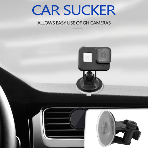 Supporto a Ventosa da Auto per Fotocamera Camera  Hero 2 3 1