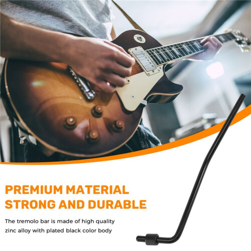 Schwarze E-Gitarre Tremolo Arm 1