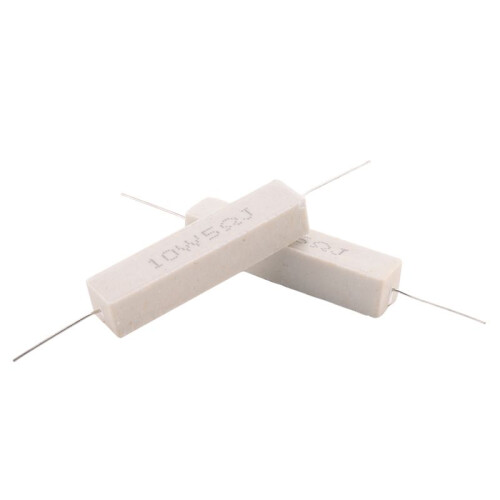5pcs Wirewound Ceramic Cement Resistor 5 Ohm 10W Watt 5% 1