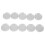 10 pcs Small round transparent plastic coin capsules box 33mm 1