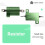 Green Aluminum Chassis Mounted Wirewound Resistors 10W 10 Ohm 5% 4
