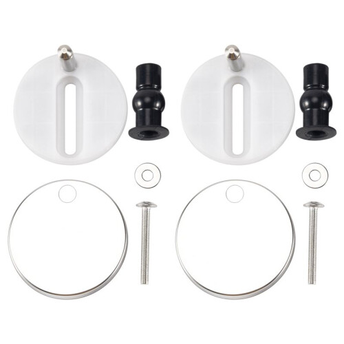 2pcs New Sets Toilet  Screws Top Fix Hinge Pack Repair Tool Replacement