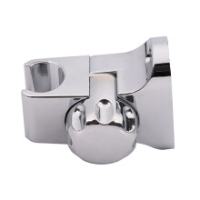 Adjustable Rotating Bathroom Shower Hand Holder Wall Mounted Bracket Silver