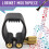 Plastic clarinets Nozzle cap with PU ligature Black 2