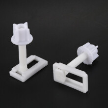 2Pcs Diy Kunststoff Toilettensitz Schrauben Befestigungen Fit Toilettensitze Scharniere Reparatur Werkzeuge Typ Und Größe: 5 # 4.4X2.4Cm