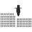 7mm Hole Plastic Rivets Fastener Auto Car  Bumper Push Clips 100 Pcs 1